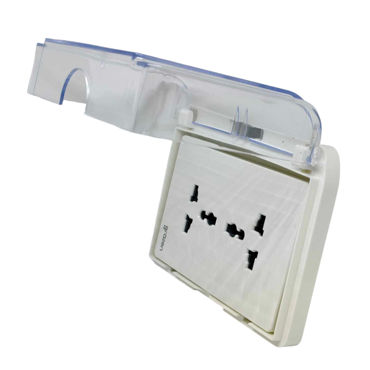 Grazen 16A 220V waterproof plate cover for electrical outlets with protective hinged lid