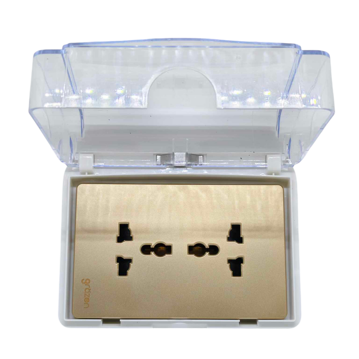 Grazen 16A 220V waterproof plate cover for safe outdoor electrical use