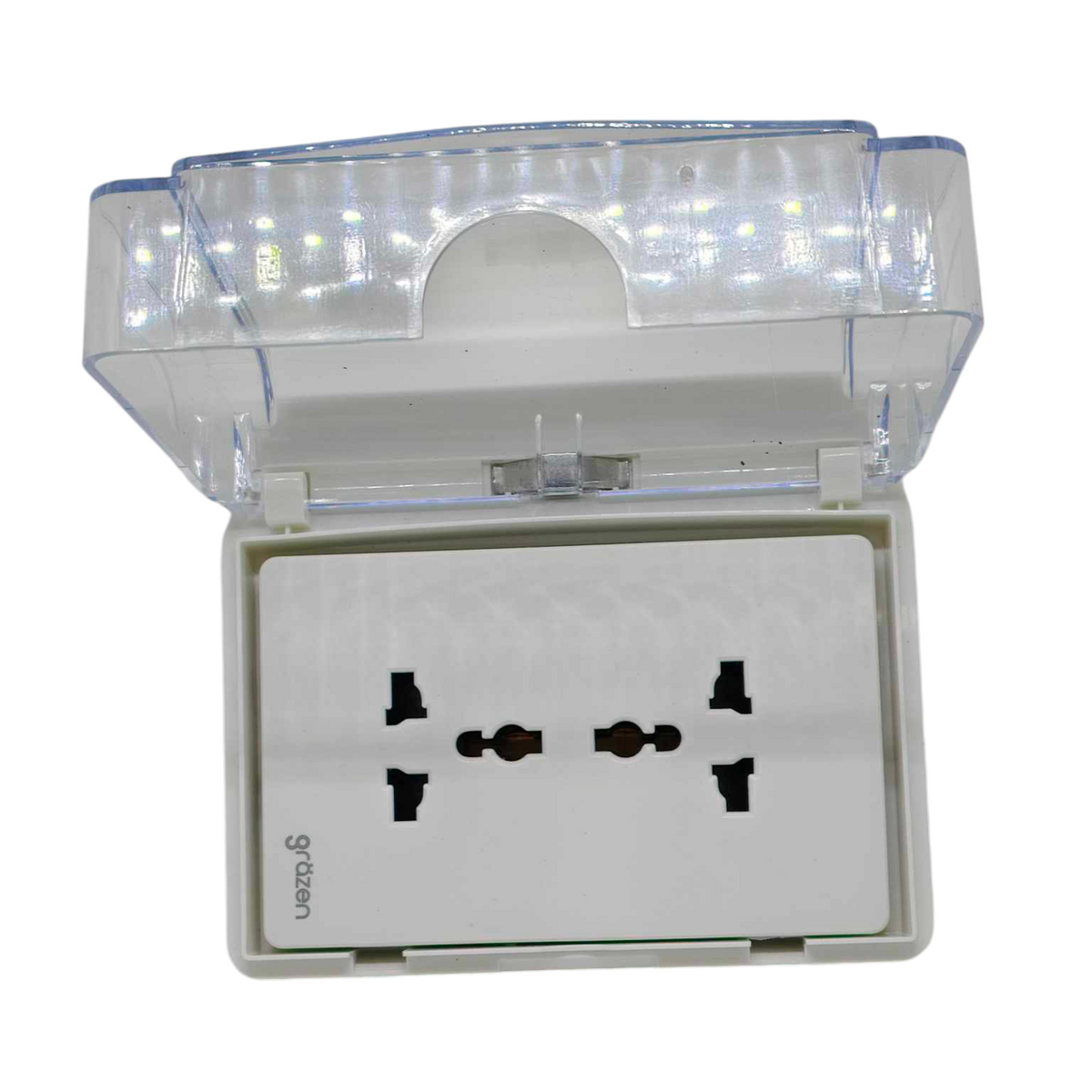 Grazen 16A 220V waterproof plate cover designed for outdoor electrical protection