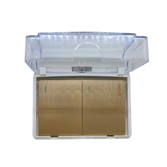 Grazen outdoor electrical switch 16A 220V with durable design and transparent protective cover