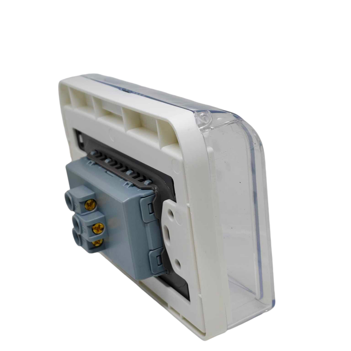 Grazen Weatherproof Duplex outlet 16A with protective cover for outdoor use and safety