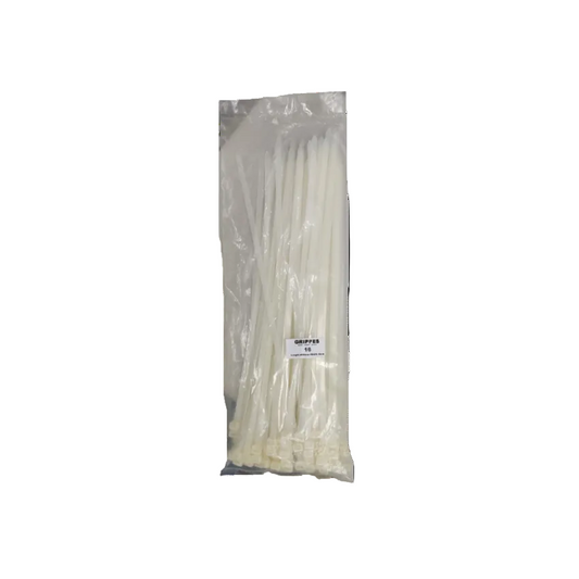 Pack of Grippes 16 inch cable ties for securing and organizing cables and wires