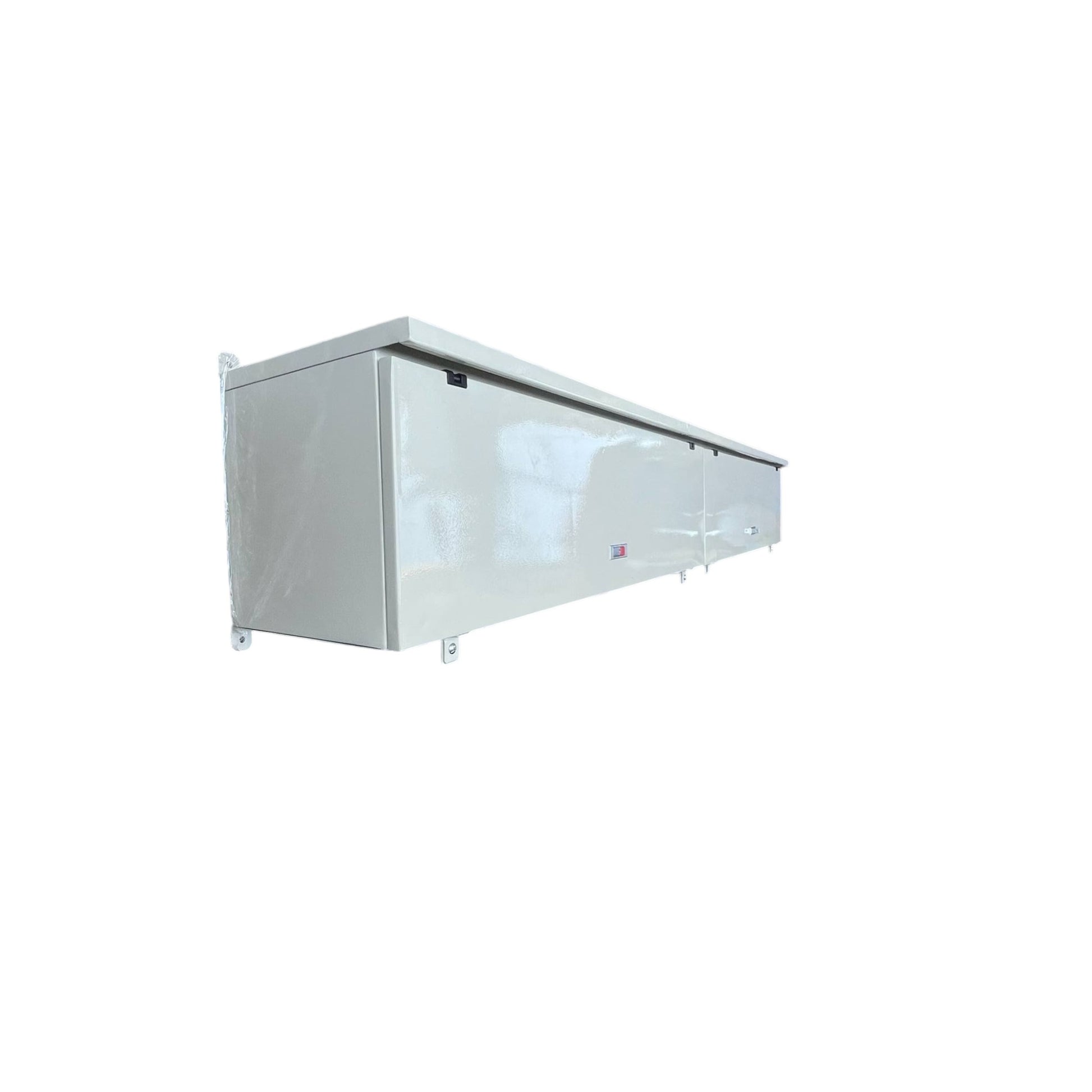 Local panel board Gutter 2400mm x 350mm x 300mm in white with metal construction