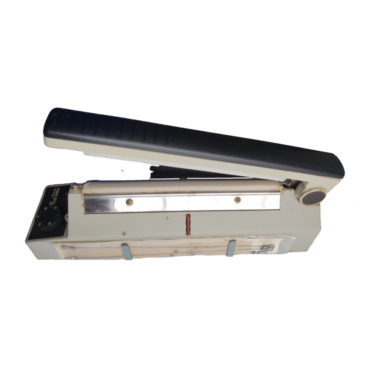 Hakko Plastic Sealer 8 Inch 220V Made in Japan heat sealer with black handle and metal sealing bar