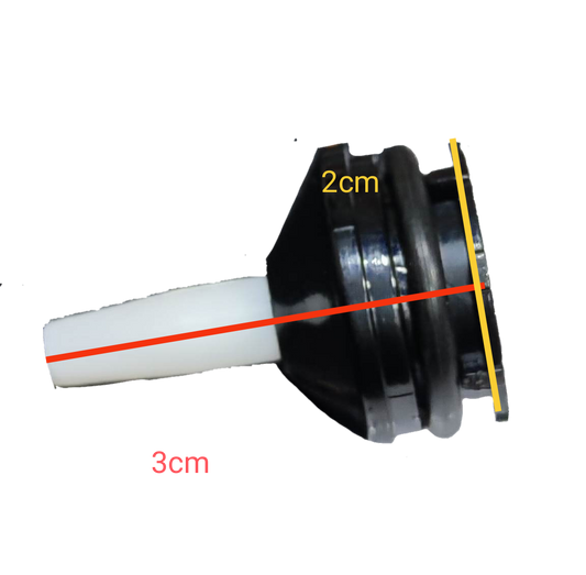 Hakko soldering pump nozzle with clear design for precise solder removal and efficient heat management