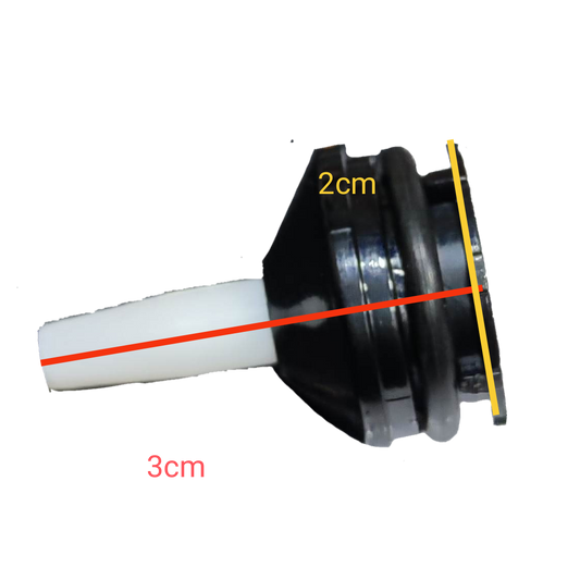 Hakko soldering pump nozzle with clear design for precise solder removal and efficient heat management