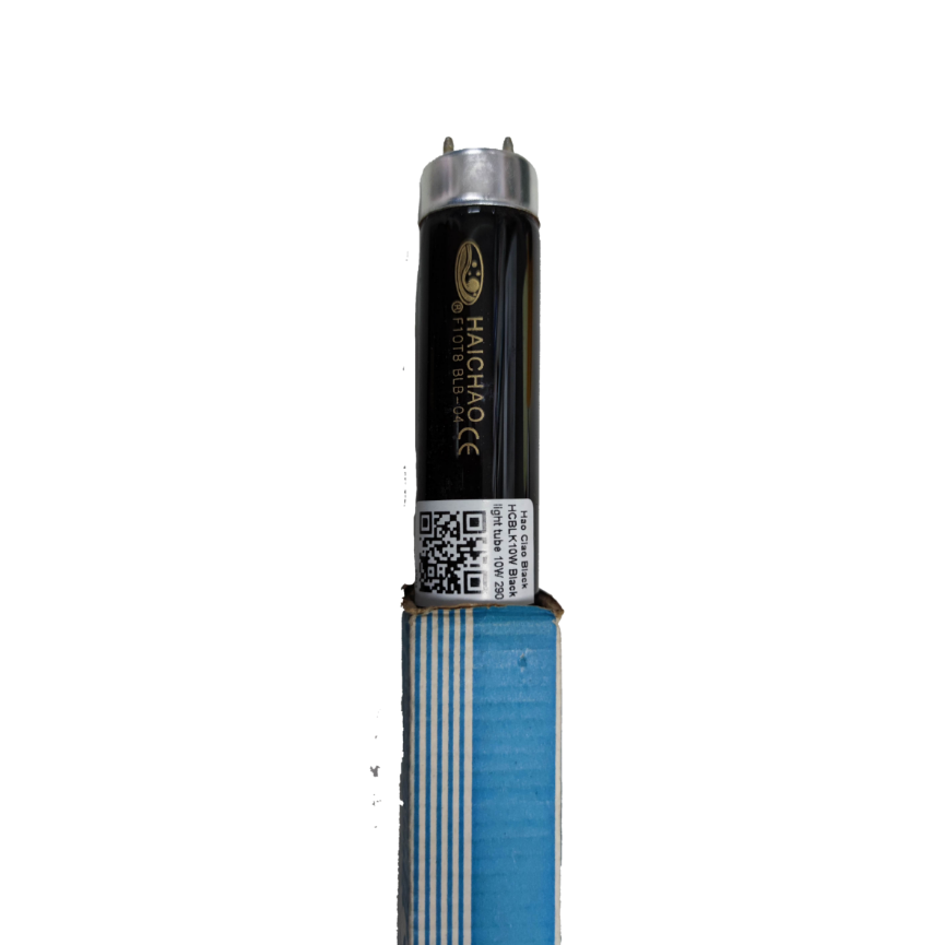 Haichao 10W T8 black light fluorescent tube for enhanced visibility and lighting effects