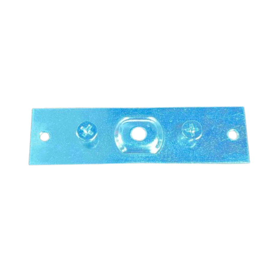 ILLUMIQ TERRA 2 Inch Water Tight Hub 58mm zinc plated metal mounting bracket plate with central hole and two screw holes