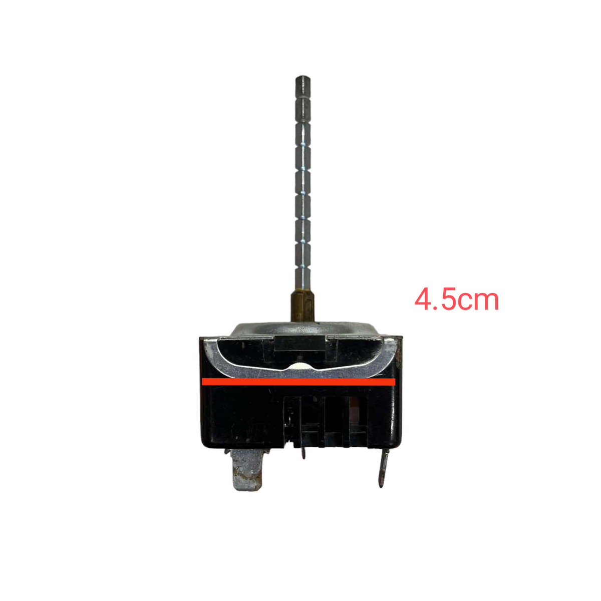 HARPER-WYMAN Infinite Switch 15A 220V Long Shaft stove part with metal shaft and black base