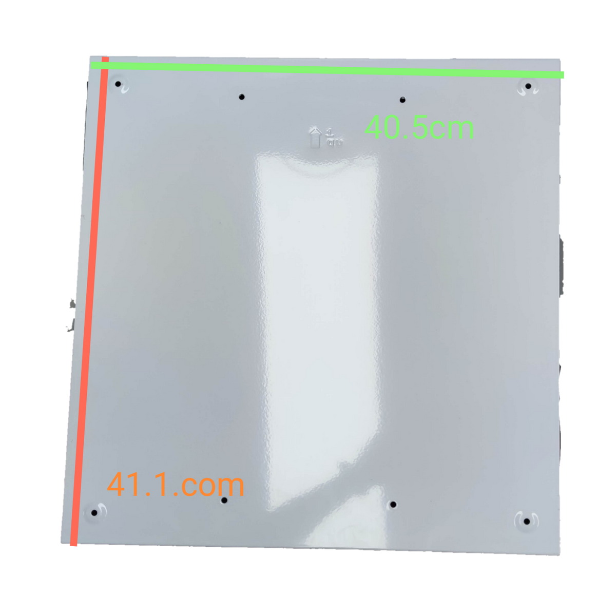 HDB Type Miniature Circuit Breaker mounting panel plate by Himel and ZY measuring 41.1 by 40.5 centimeters