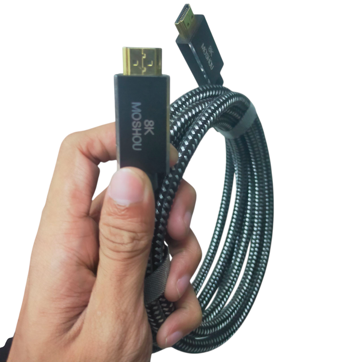 8K HDMI Grippes Cable with Durable Braided Design for Enhanced Connectivity