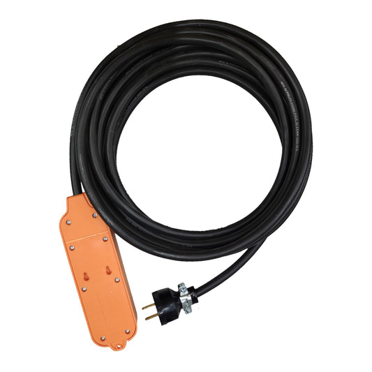 Omni 3 Gang Heavy Duty Extension Cord Universal With Ground Royal Cord Extension Outlet with Eagle Plug 1723 15A 250V, Extension Leads Heavy Duty PDRC- 14/2 16/2