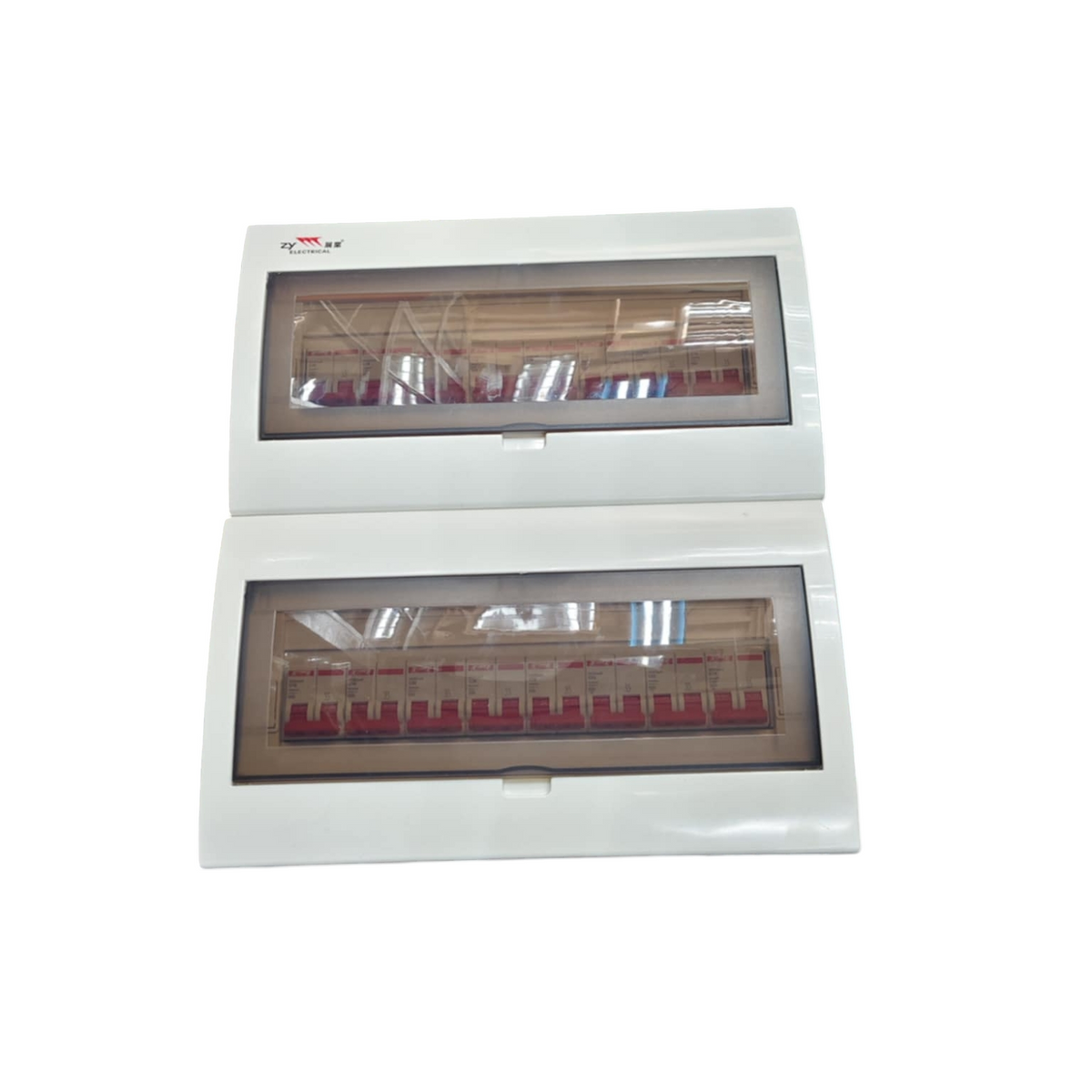 Himel Breakers Panel Board 63A 2 Pole Main electrical circuit panel with transparent protective cover