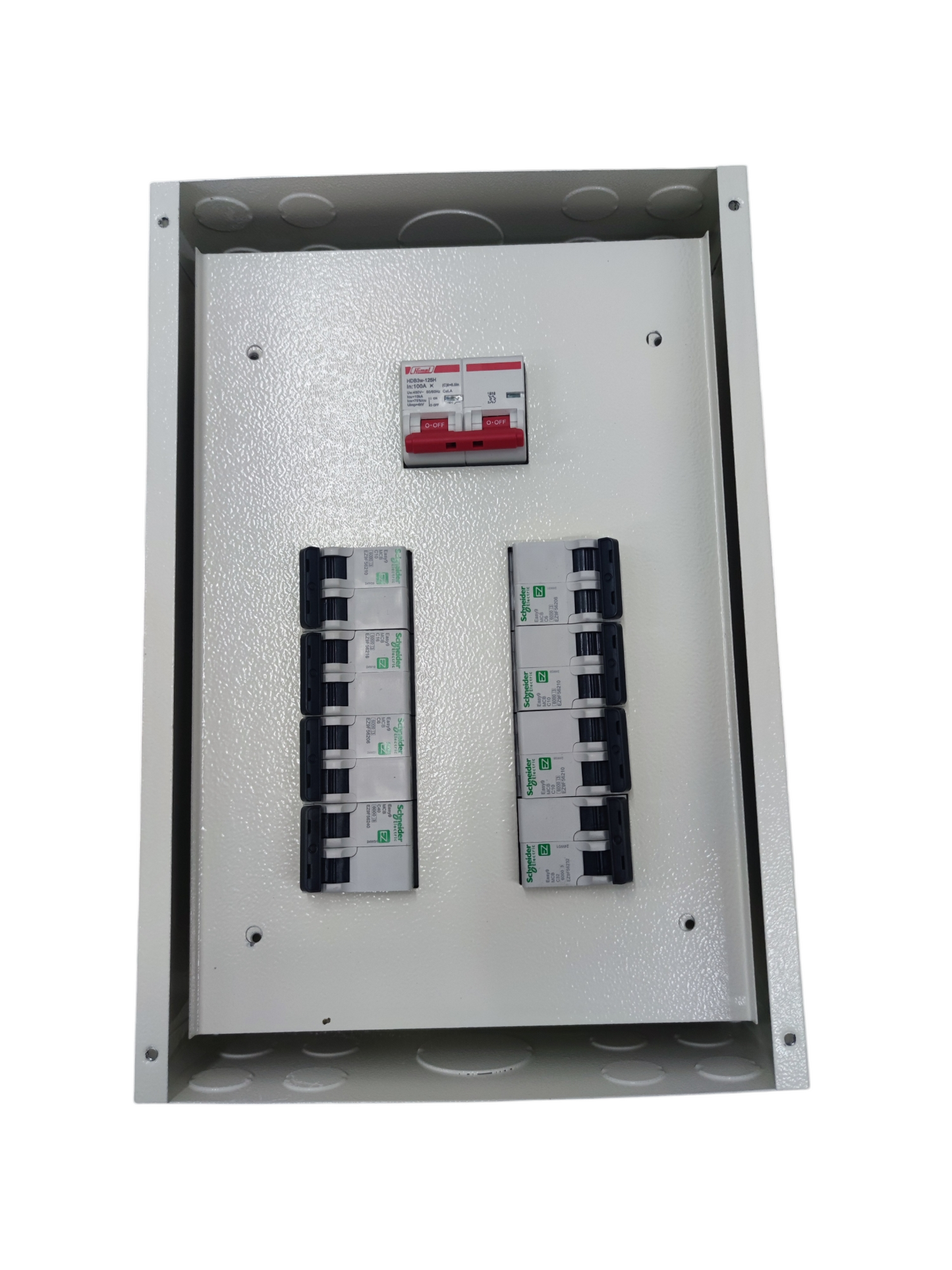 Himel Main 125A 2P with 8 Branches MCB Schneider electrical circuit breaker panel by Electx Electrical Supply