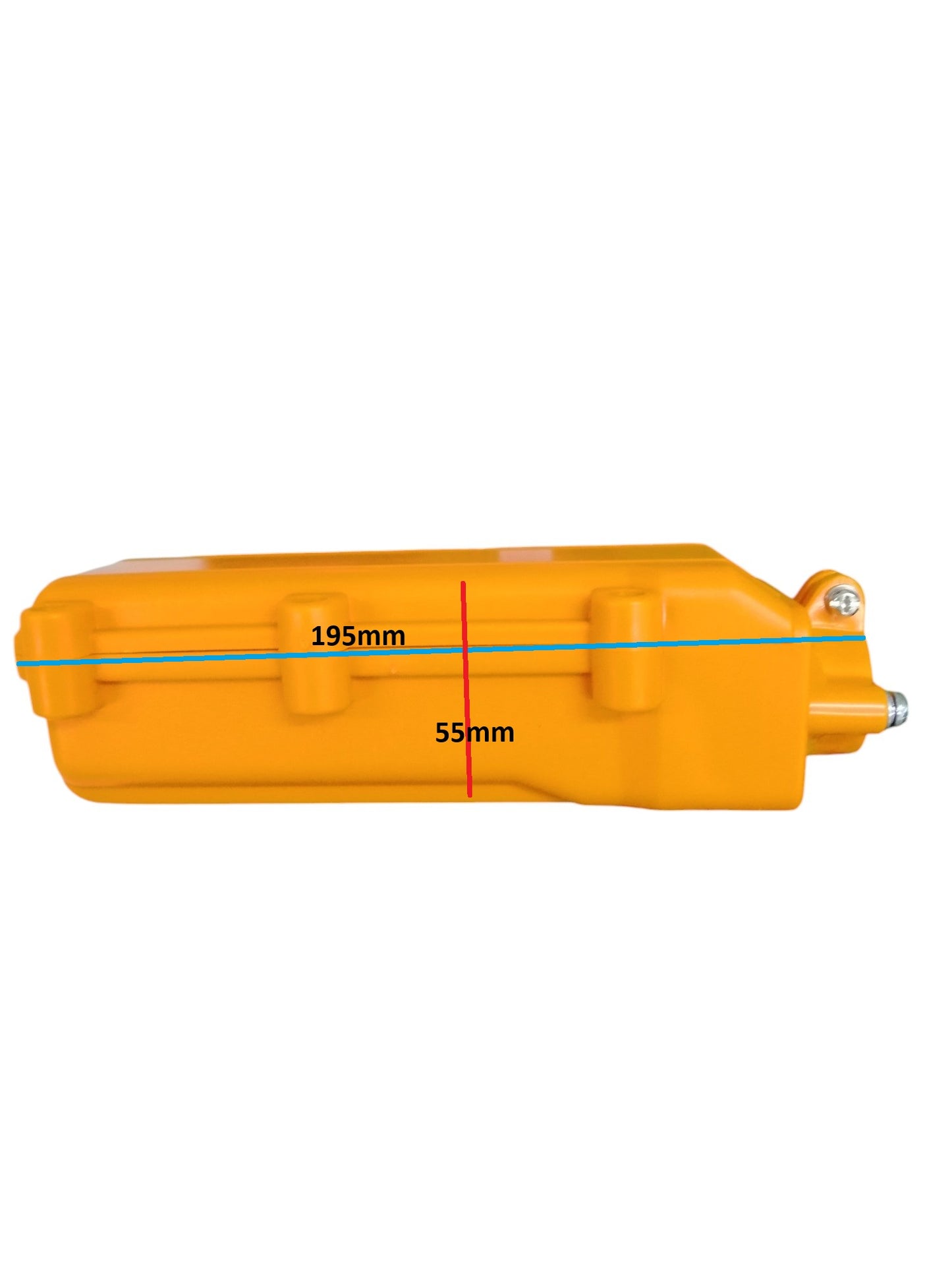 Auspicious Hoist Pushbutton Switch Rainproof yellow door chimes and bells with 195mm length and 55mm width