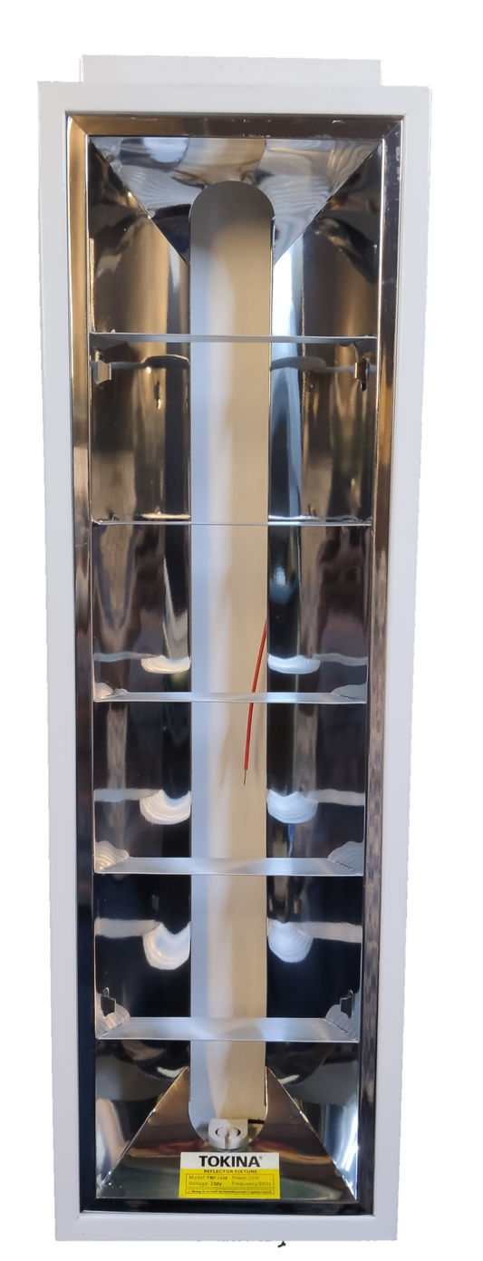 Tokina industrial aluminum reflector light with rectangular design and reflective interior for lighting installation