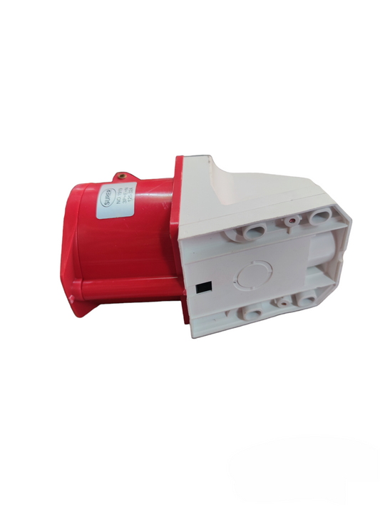 Surer Industrial Outlet Wall Type 125 red and white electrical circuitry part for industrial use