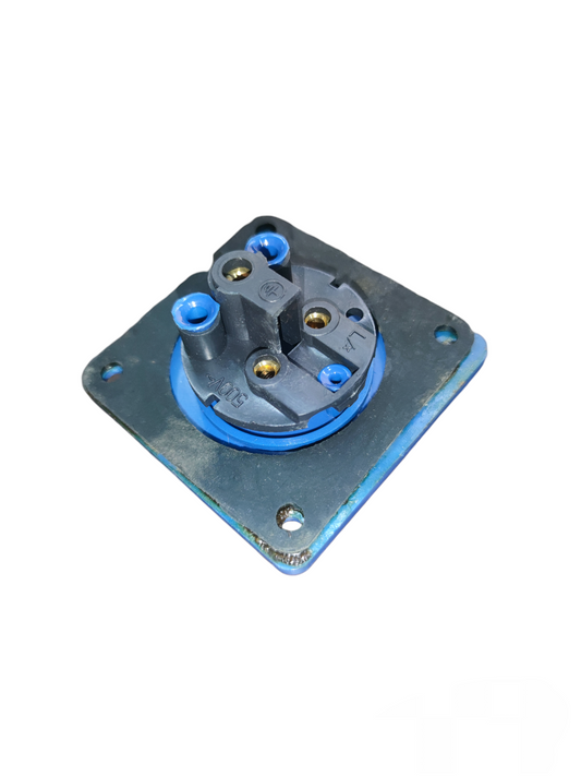 Surer Industrial Plug Chassis Type 513 1960 electrical component with metal mounting plate
