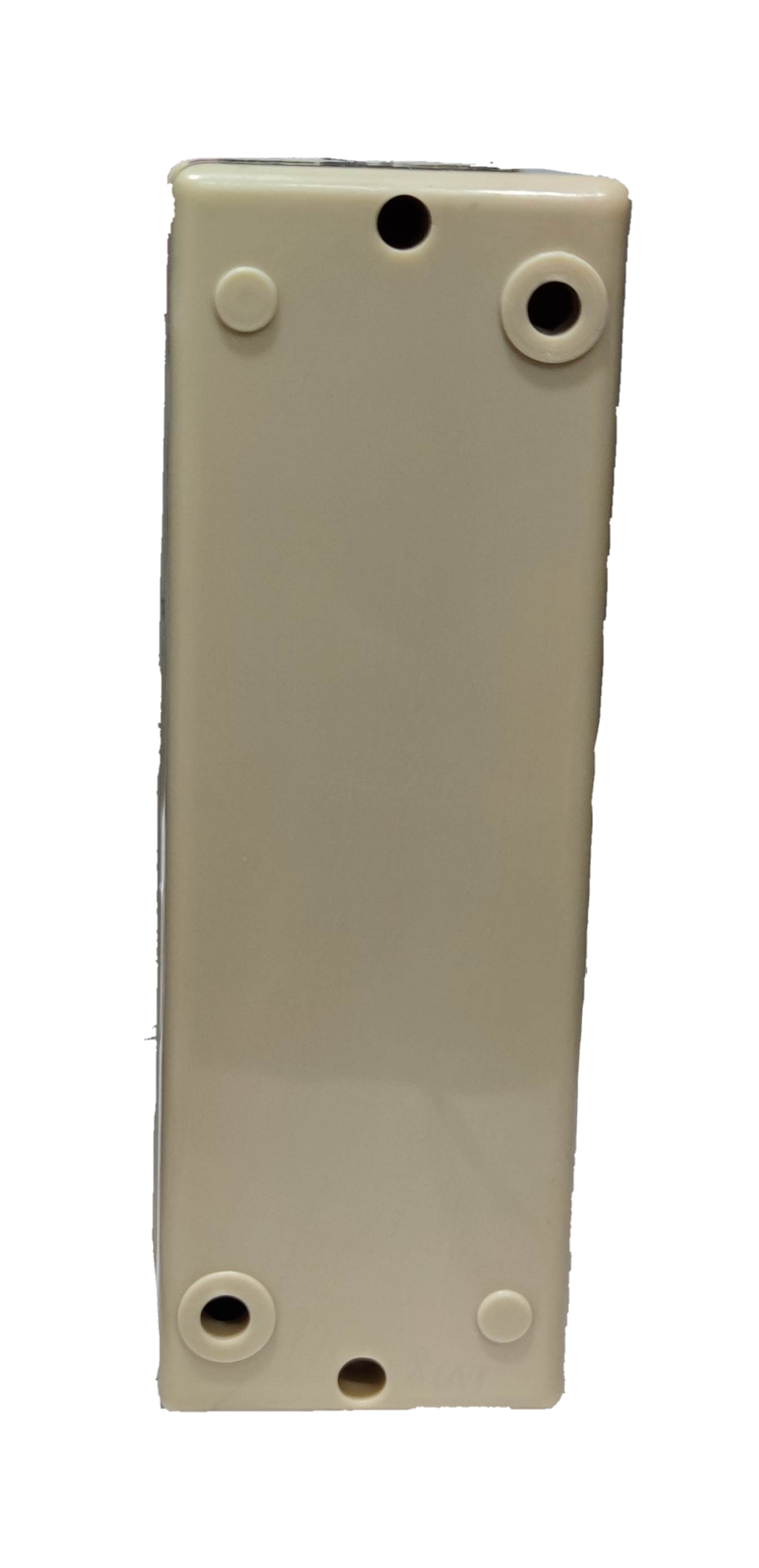 Auspicious industrial push button switch white rectangular plastic housing for power points and switches