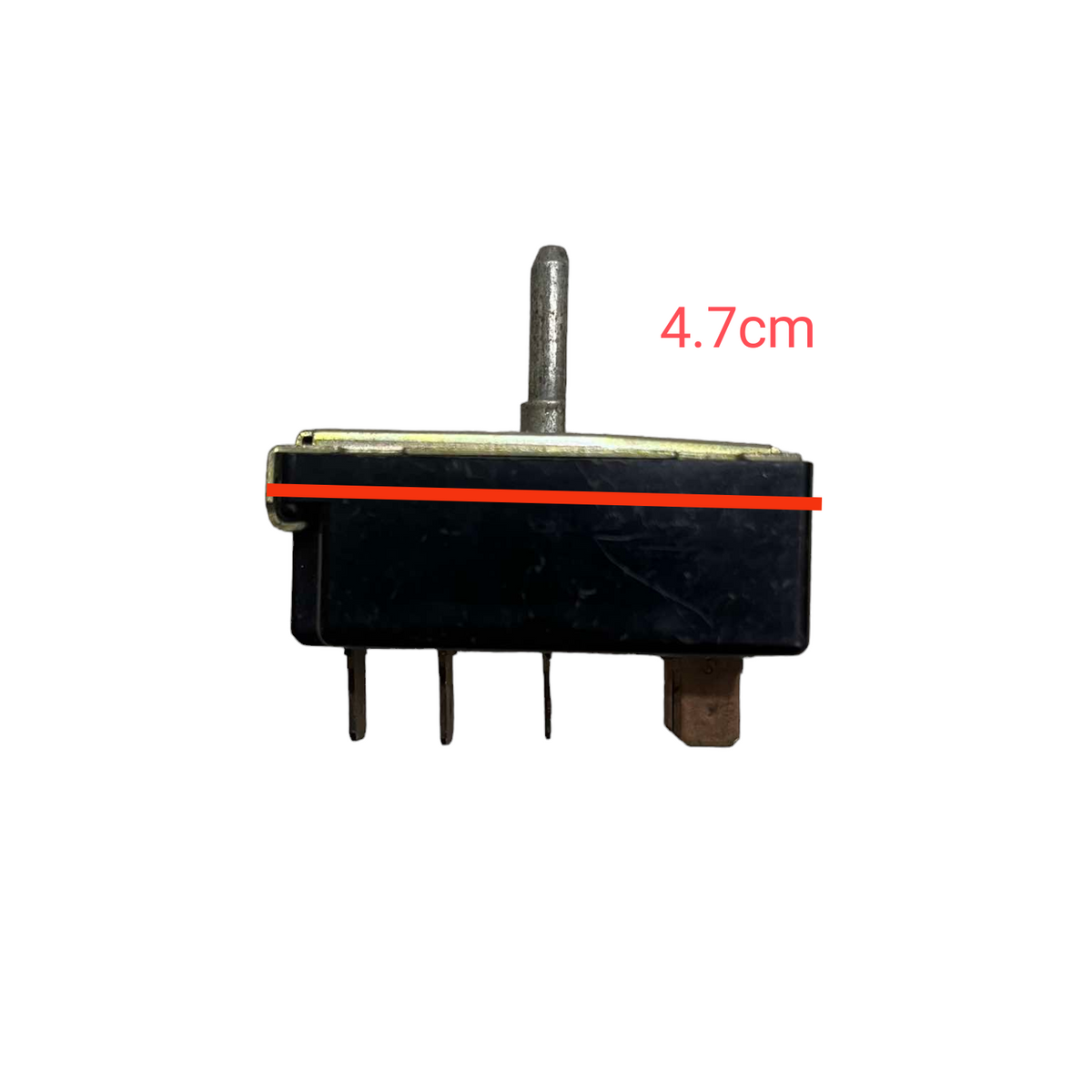 Infinite Switch 15A 250V stove control switch with metal shaft and three terminals