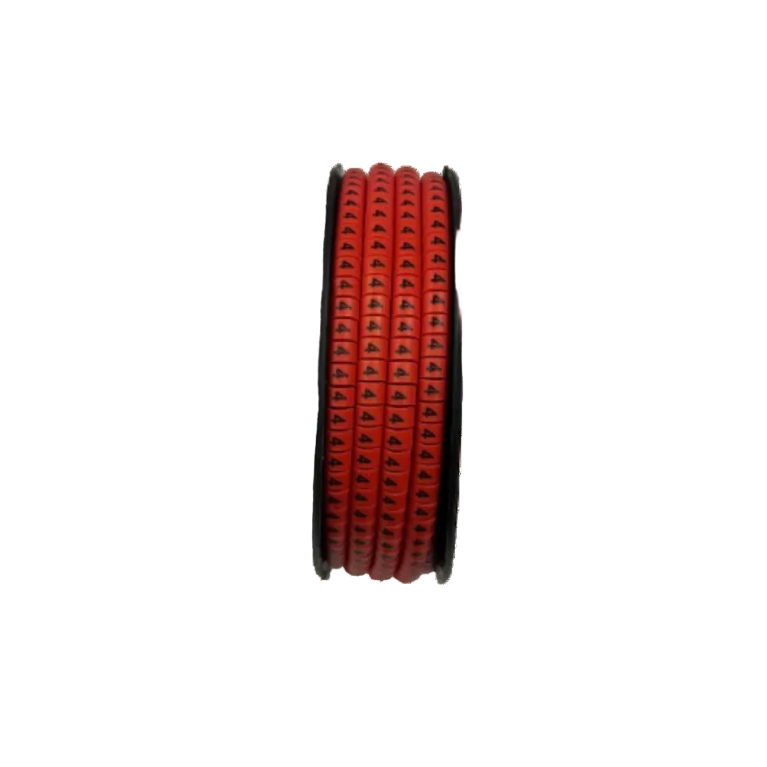 1000pcs Cable Marker Red - 4 for easy identification and organization of cables and wires