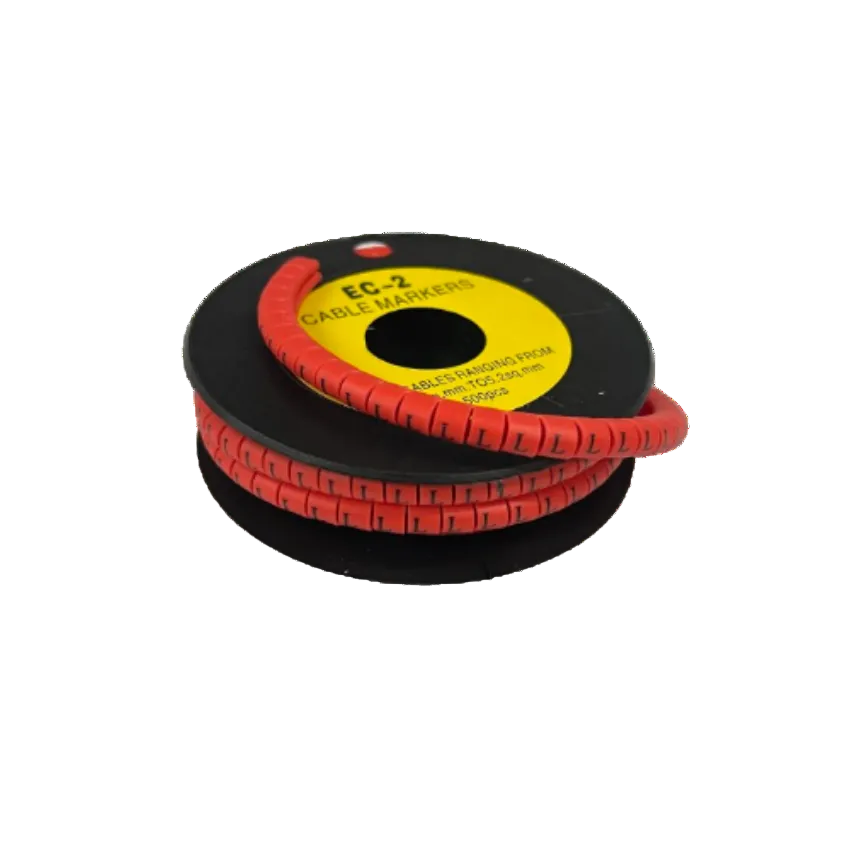 Grippes 500pcs Cable Marker - L Red for organizing and labeling cables with clear numbering
