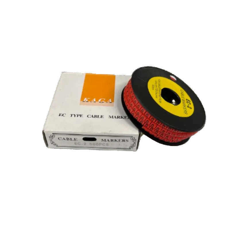 500pcs Cable Marker Red - 0 Roll and Box for Effective Cable Management Solutions