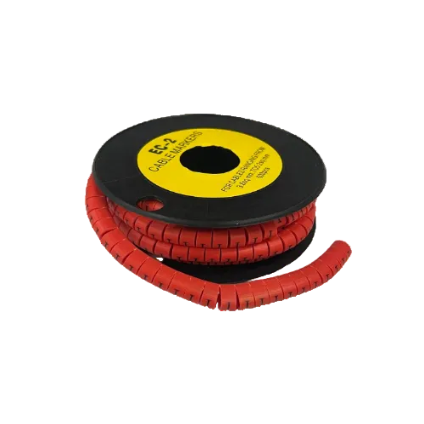 500pcs Cable Marker Red for organized cable management and easy identification in electronic setups
