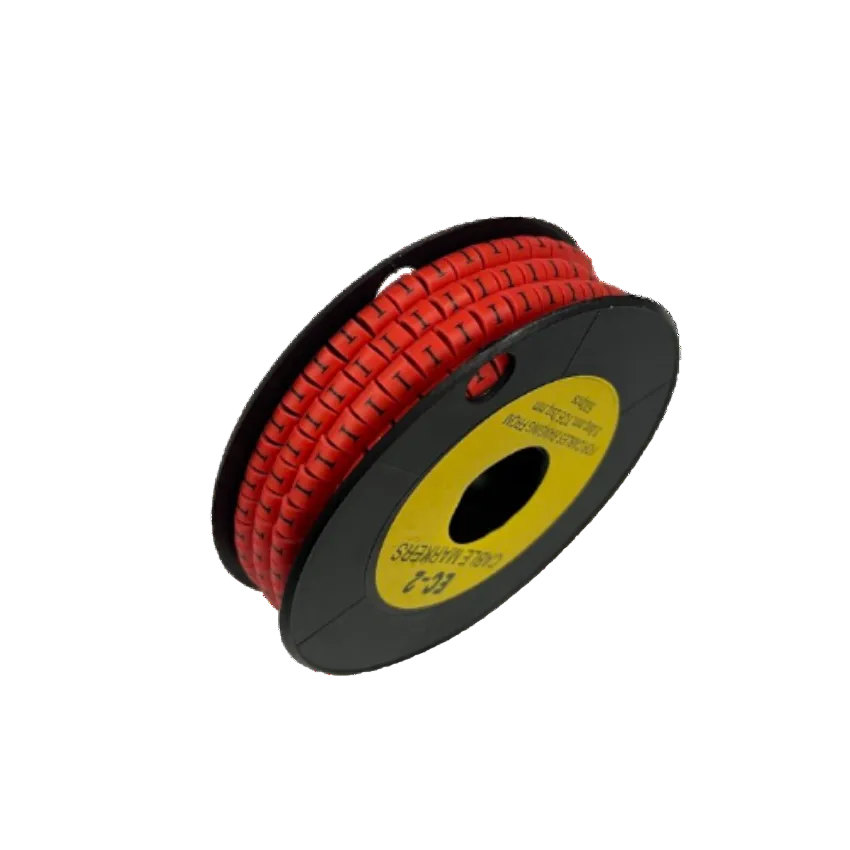 500pcs Cable Marker Red - I on a spool for effective cable management and organization