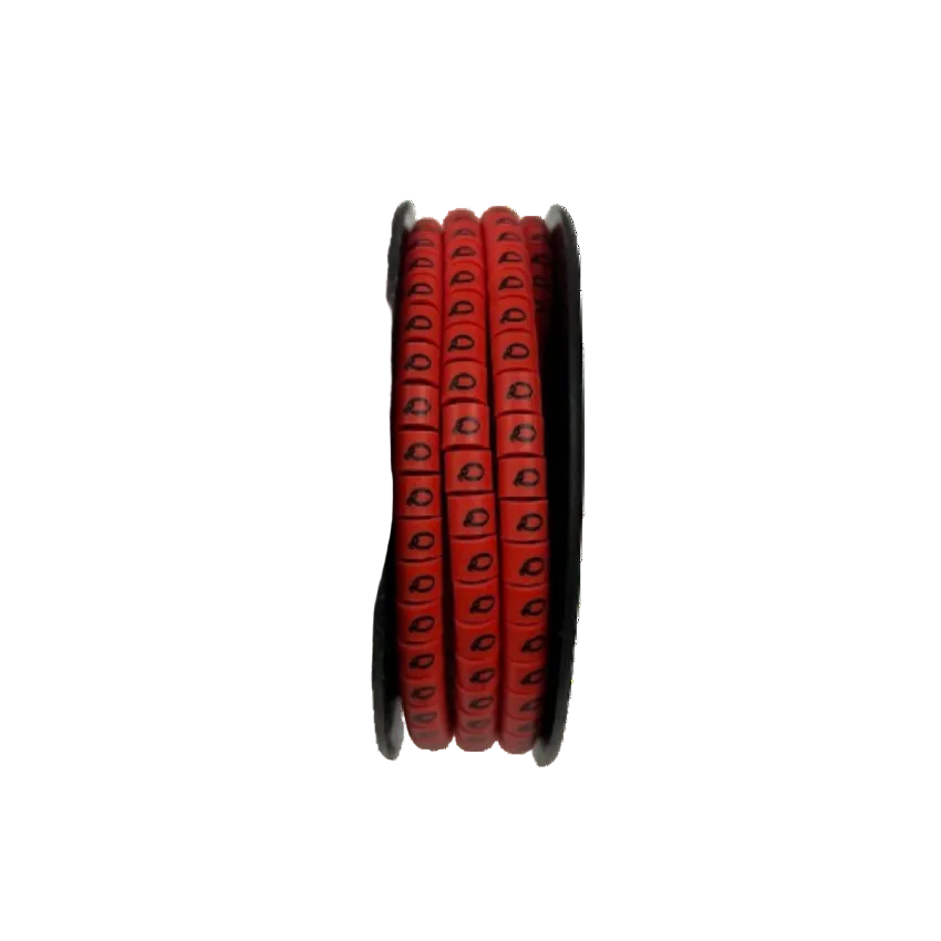 500pcs Cable Marker Red - Q for organized cable management and easy identification