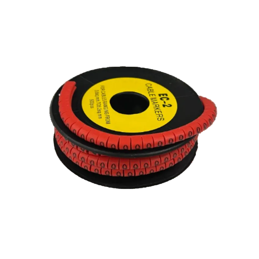 500pcs Cable Marker Red - Q for organizing and labeling cables efficiently and neatly