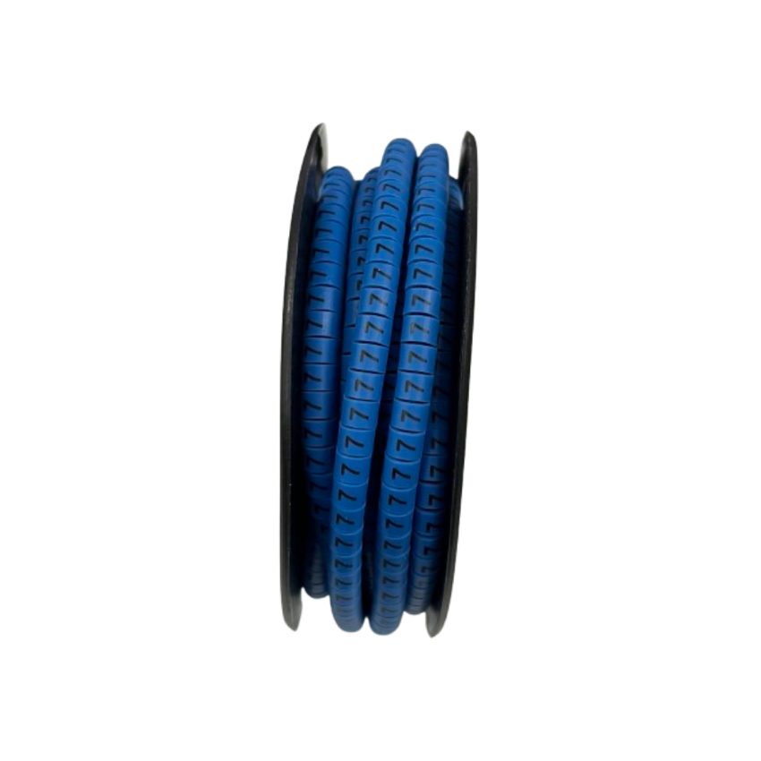 Spool of blue spiral cable wrap for bundling wires Cable Marke Blue - 7 cable management solution from China