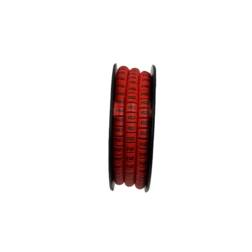 Grippes Cable Marker Red - 9 for organizing and labeling cables effectively