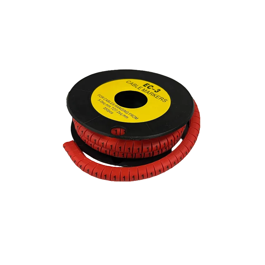 Grippes Cable Marker Red - 1 - 350pcs for effective cable organization and management