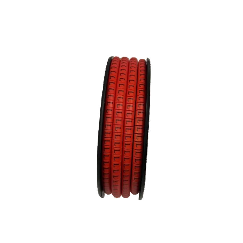 Grippes Cable Marker Red L - 1000pcs on a spool for effective cable organization and identification