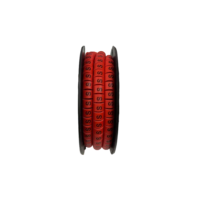 Cable Marker S - Red on spool, perfect for organizing and identifying cables