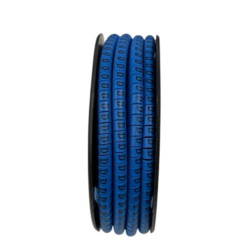 Grippes EC-1B cable marker 1000pcs in blue for organized cable management solutions