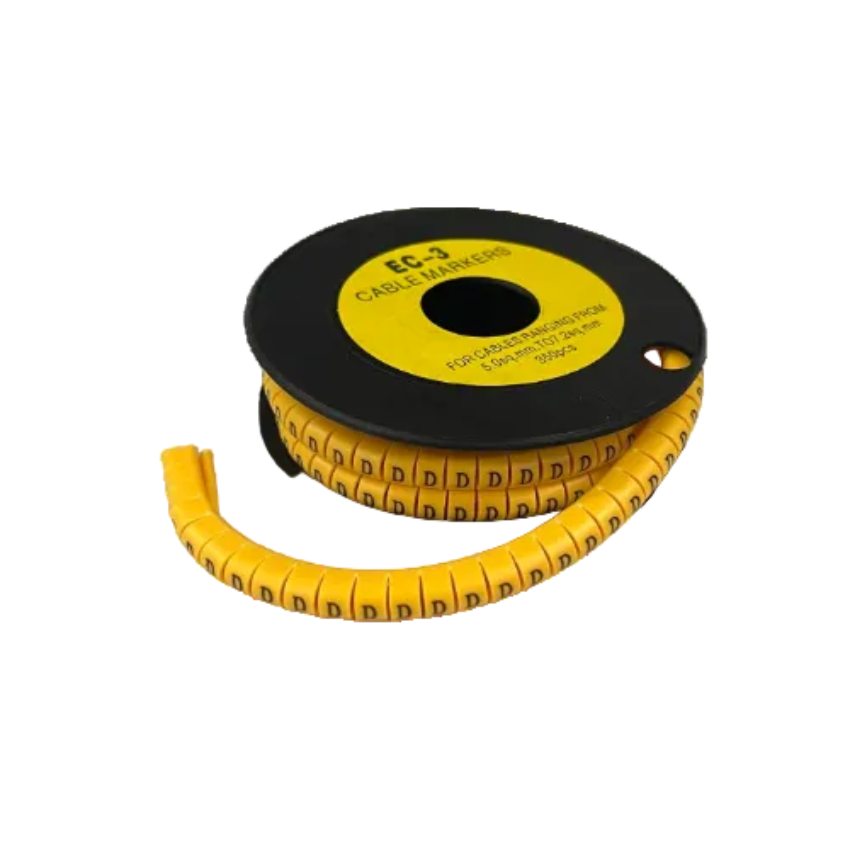 Grippes EC-3 cable marker 350PCS on a spool for organizing various cable sizes