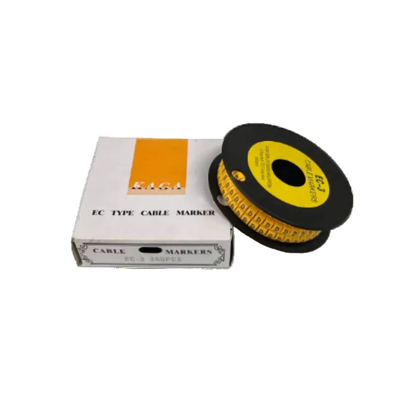 Grippes EC-3 cable marker 350PCS in a packaging roll for organized cable management