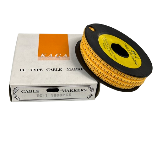 L Marker 2.6mm to 4.2mm cable management markers roll and box from China for organizing cables