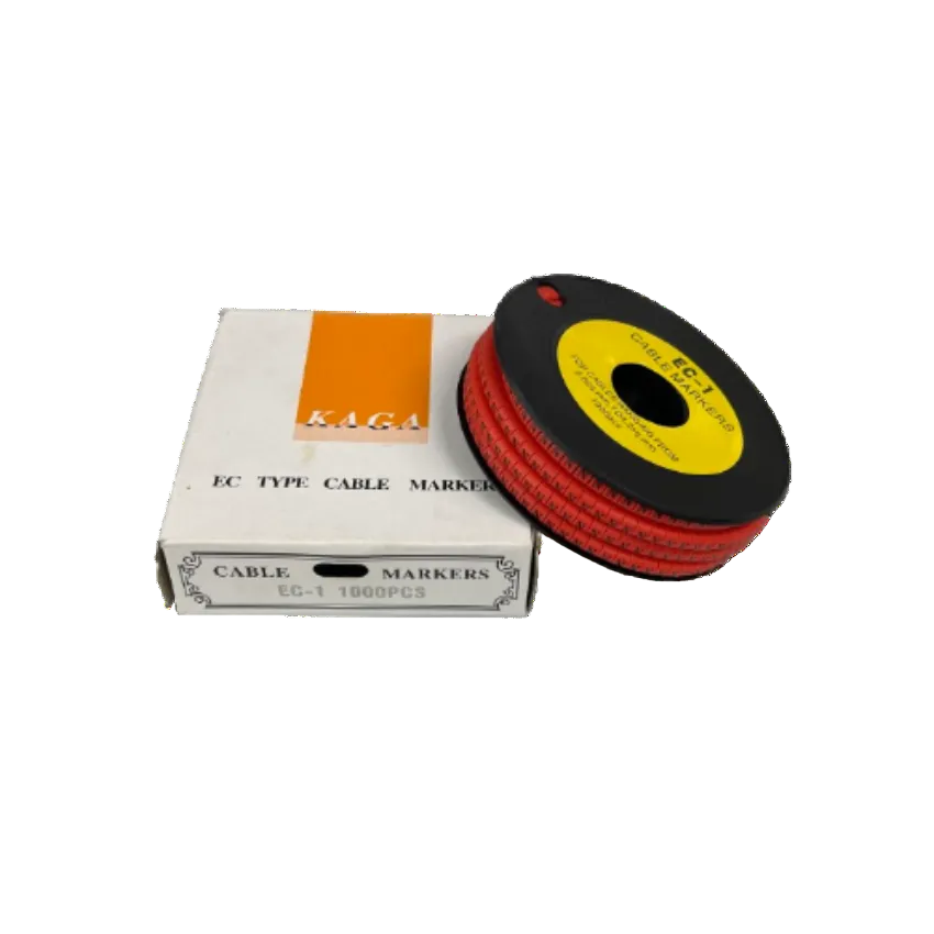 Grippes N Marker Red 2.6mm to 4.2mm 1000pcs cable management markers in a box