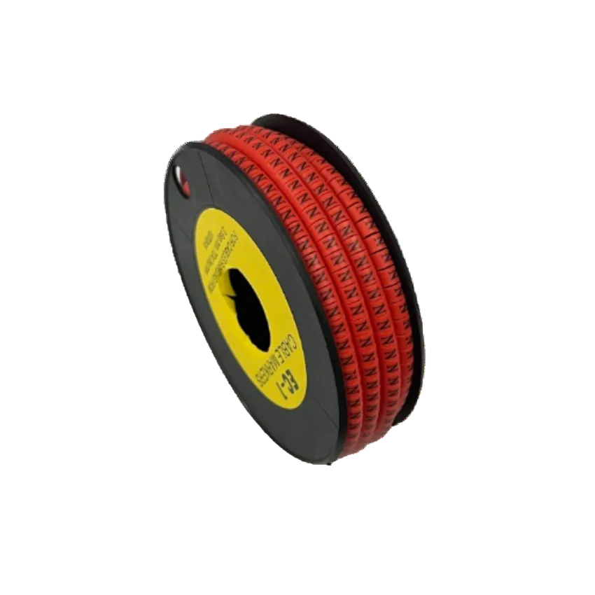 Grippes N Marker Red 2.6mm to 4.2mm 1000pcs Cable Management Solution for Organized Wiring