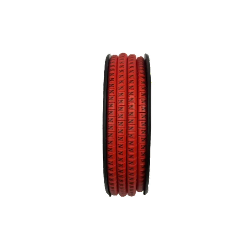 Grippes N Marker Red 2.6mm to 4.2mm 1000pcs cable management solutions for organized wiring