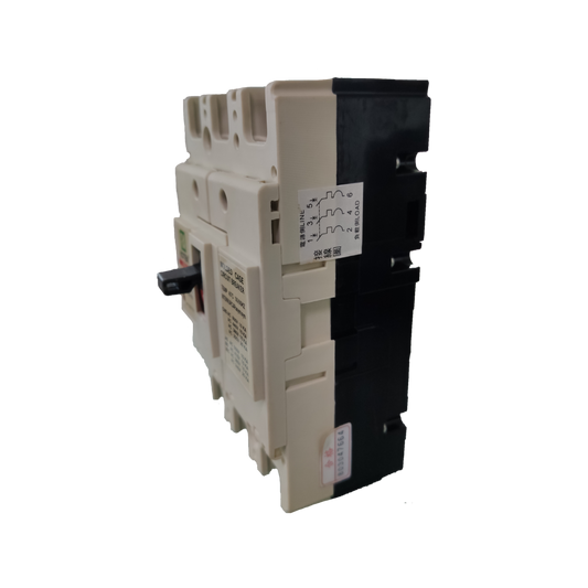 Koten 175A Industrial Circuit Breaker 3 Pole in white and black for electrical circuitry protection