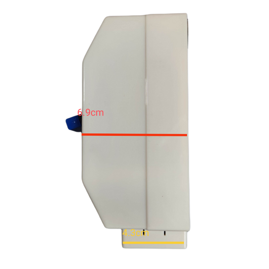 Koten 40A 2Pole Circuit Breaker with Enclosure in white plastic housing showing side view