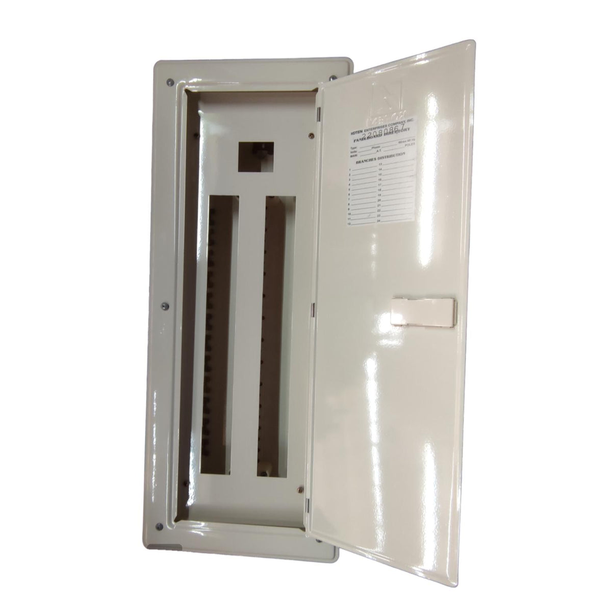 Koten panel board 24 branches with a durable metal enclosure and a hinged door for easy access