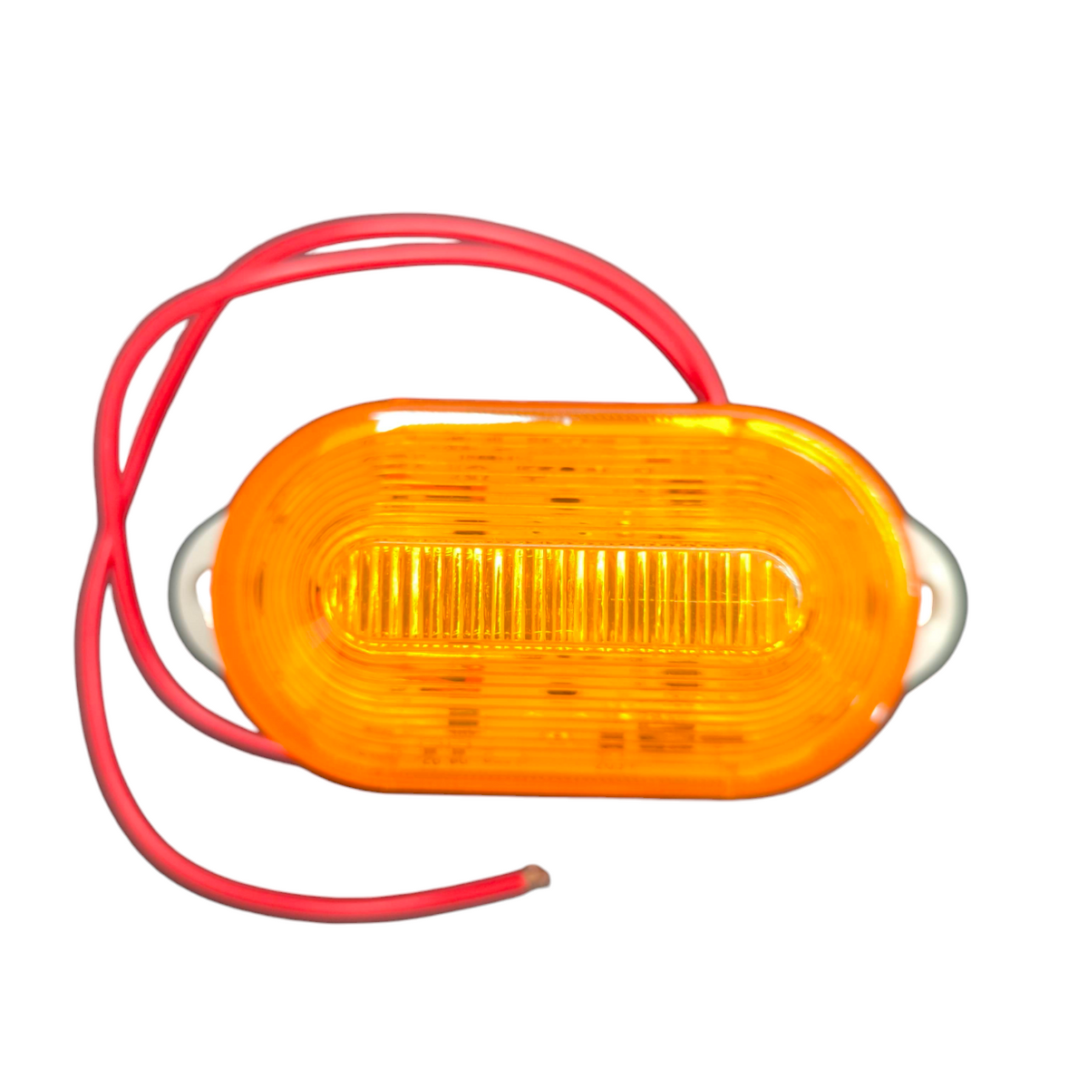 Denko LED Warning Light with Siren 220V AC orange warning light with red wires for work and safety