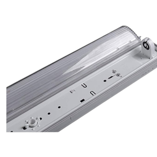 FSL LED Weather-Proof Lamp T8 18W with durable casing and clear protective cover