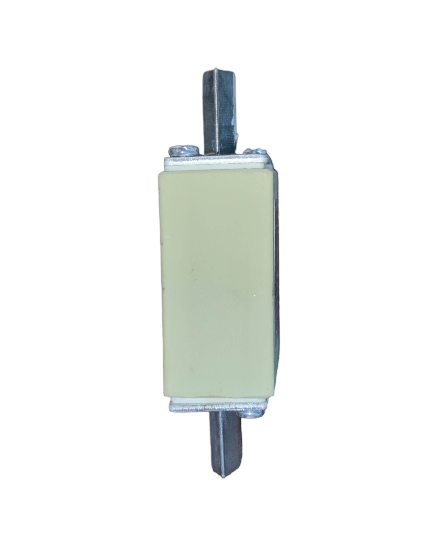 Lindner NH-Type Fuse Link 40A electrical component with ceramic body and metal terminals
