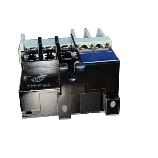 Shihlin Magnetic Contactor 11A TH-P20E electrical component with black and white housing